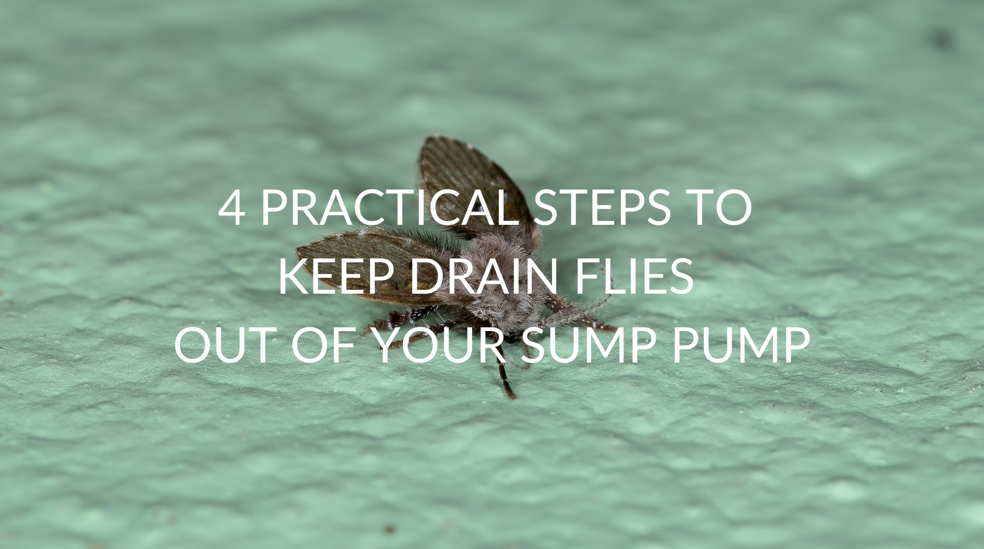 4 Practical Steps To Keep Drain Flies Out Of Your Sump Pump
